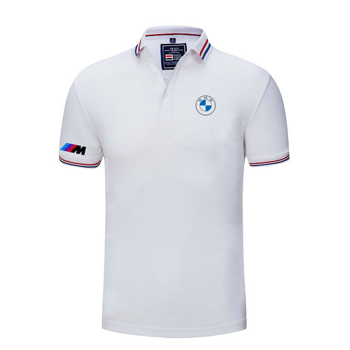 Polo BMW M Power Séchage Rapide pour Homme T-Shirts de Golf légers Hauts à Manches Courtes